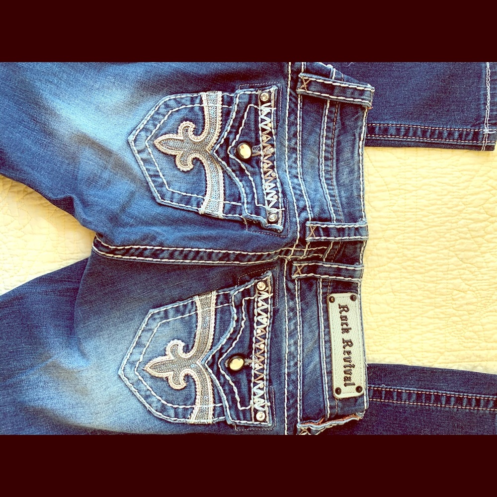 Rock Revival Jen Bootcut Jeans - Size 25